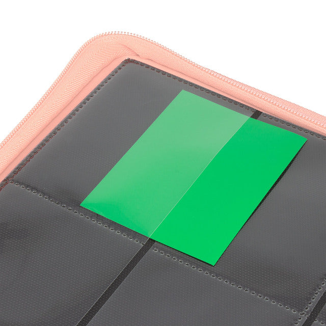 コレクターズ シリーズ 4 ポケット ジップ トレーディング カード バインダー - ピンク