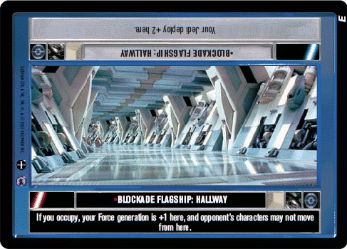 Blockade Flagship: Hallway - SWCCG - Theed
