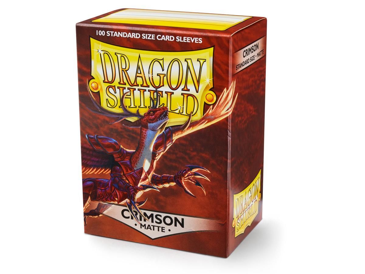 Dragon Shield Matte Crimson Sleeves (100 pack)