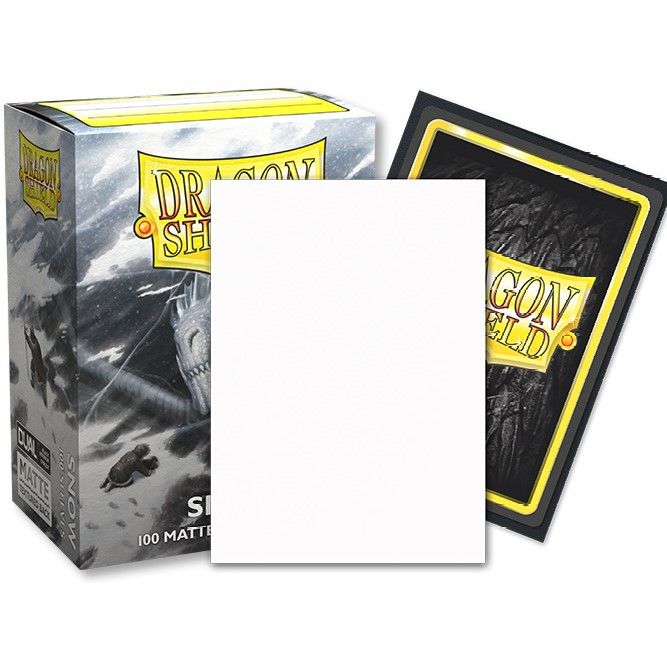 Dragon Shield Matte Snow White Sleeves (100 pack)