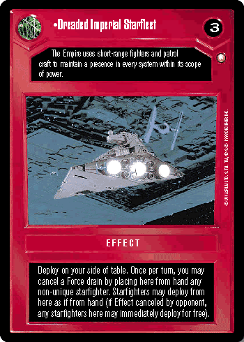 Dreaded Imperial Starfleet - SWCCG - Special Edition
