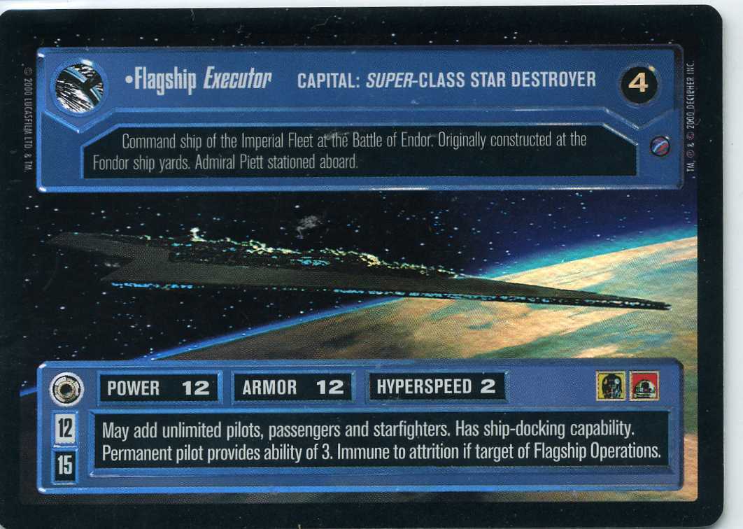 Flagship Executor - SWCCG - Death Star II