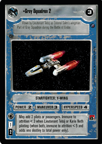 Gray Squadron 2 - SWCCG - Death Star II