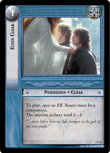 Elven Cloak - LOTR CCG - 1C42