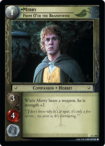 Merry - LOTR CCG - 1C303 (Lightly Played)