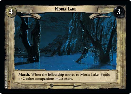 Moria Lake - LOTR CCG - 1C346 (Lightly Played)
