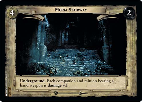 Moria Stairway - LOTR CCG - 1U347 (Lightly Played)