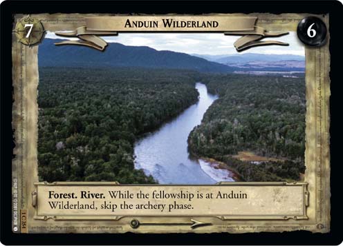 Anduin Wilderland - LOTR CCG - 1C354 (Lightly Played)
