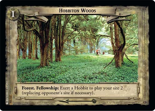 Hobbiton Woods - LOTR CCG - 2U116 (Played)