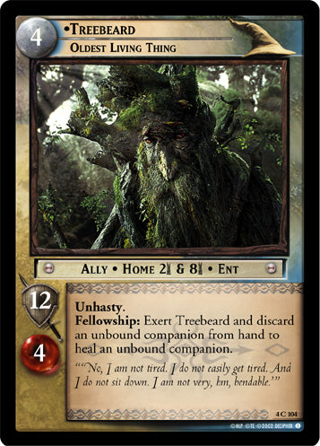 Treebeard - LOTR CCG - 4C104