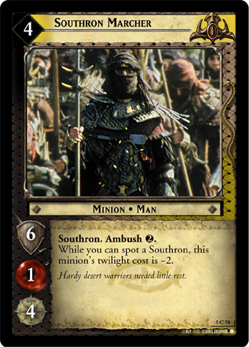 Southron Marcher - LOTR CCG - 5C74 (Lightly Played)