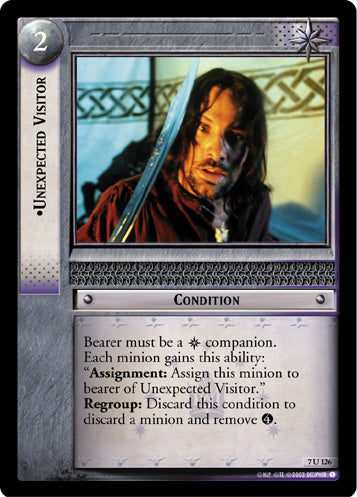 Unexpected Visitor - LOTR CCG - 7U126