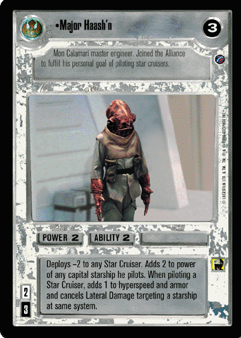 Major Haash'n - SWCCG - Death Star II