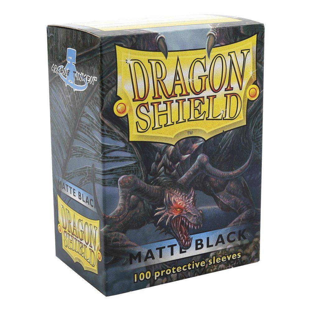 Dragon Shield Matte Black Sleeves (100 pack)