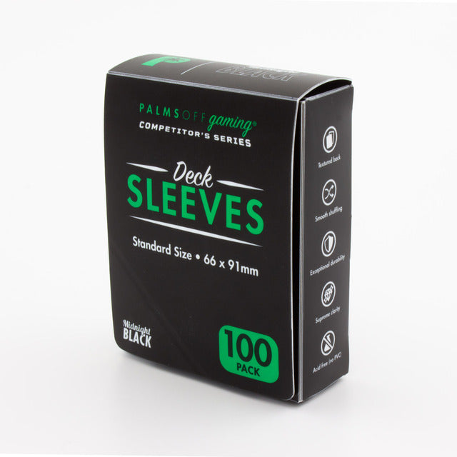 Midnight Black - Competitor's Series Deck Sleeves 100pc