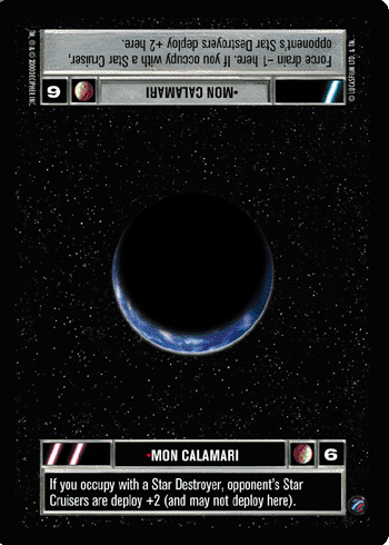Mon Calamari (Dark) - SWCCG - Death Star II
