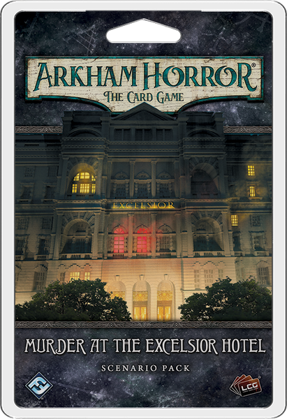 Pembunuhan Arkham Horror LCG di Excelsior Hotel Scenario Pack