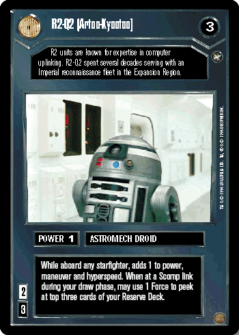 R2-Q4 (Artoo-Kyootoo) - SWCCG - A New Hope  (Lightly Played)
