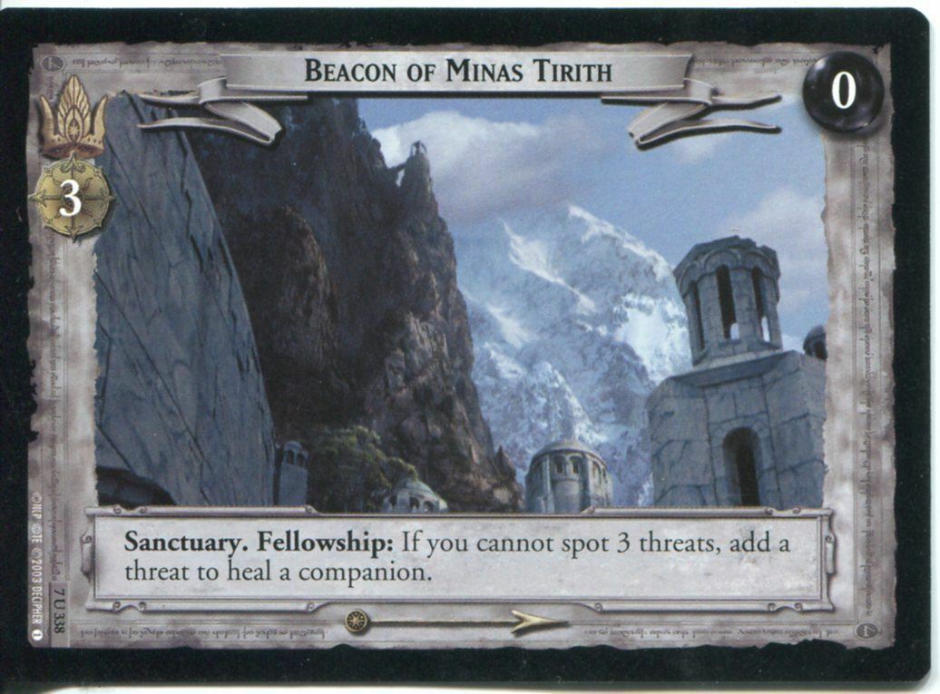 Beacon of Minas Tirith - LOTR CCG - 7U338