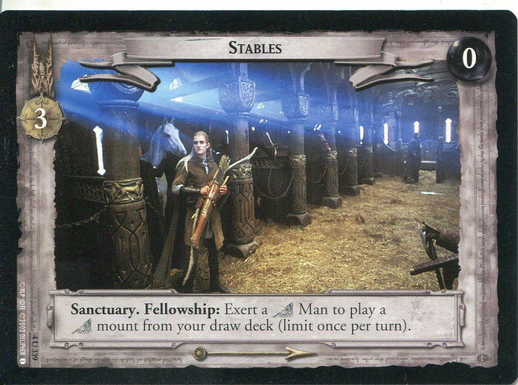 Stables - LOTR CCG - 4C339 (Played)