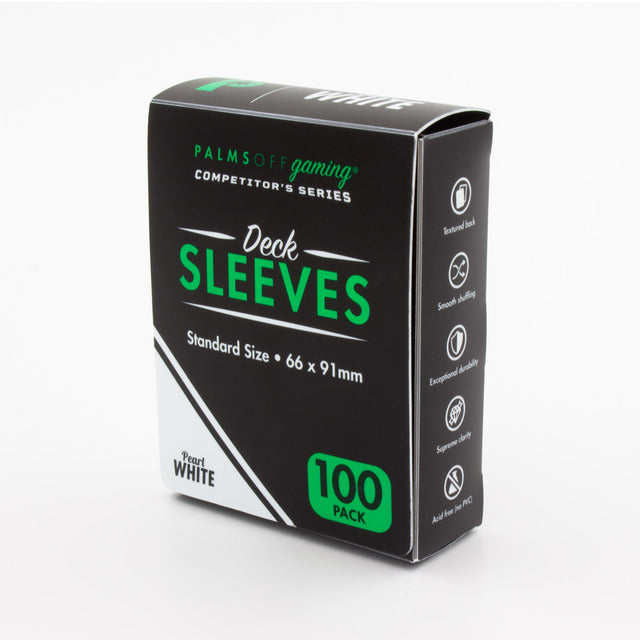 Pearl White - Competitor's Series Deck Sleeves 100pc