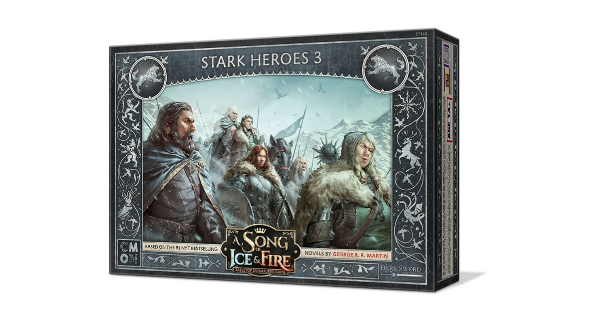 A Song of Ice and Fire Stark Heroes 3 Kotak Unit