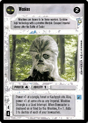 Wookiee - SWCCG - Special Edition